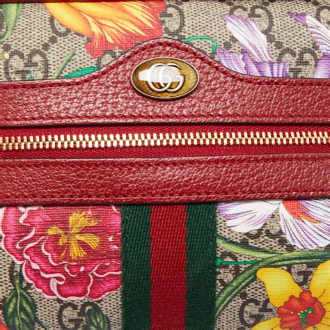 Authentic GUCCI GG Supreme Monogram Canvas Floral Ophidia 